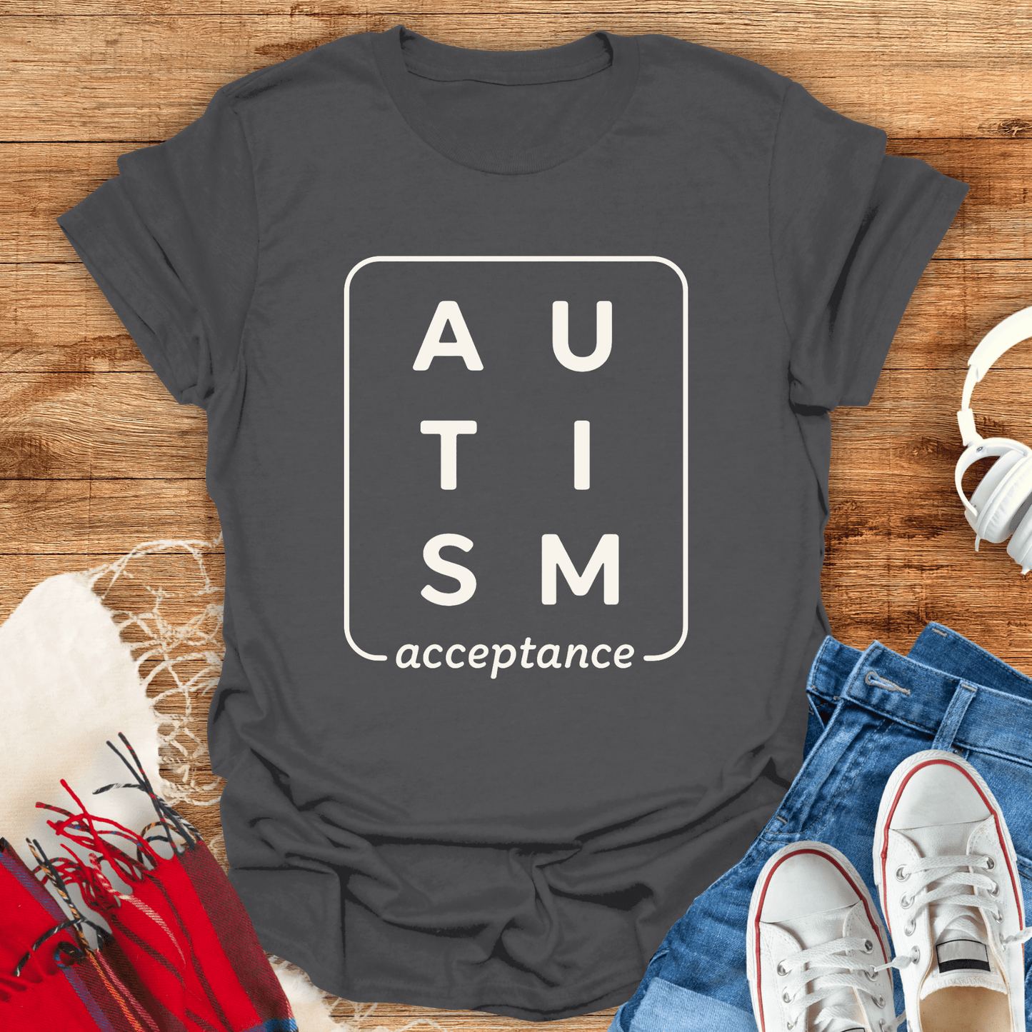 Autism Acceptance Boxed T-Shirt