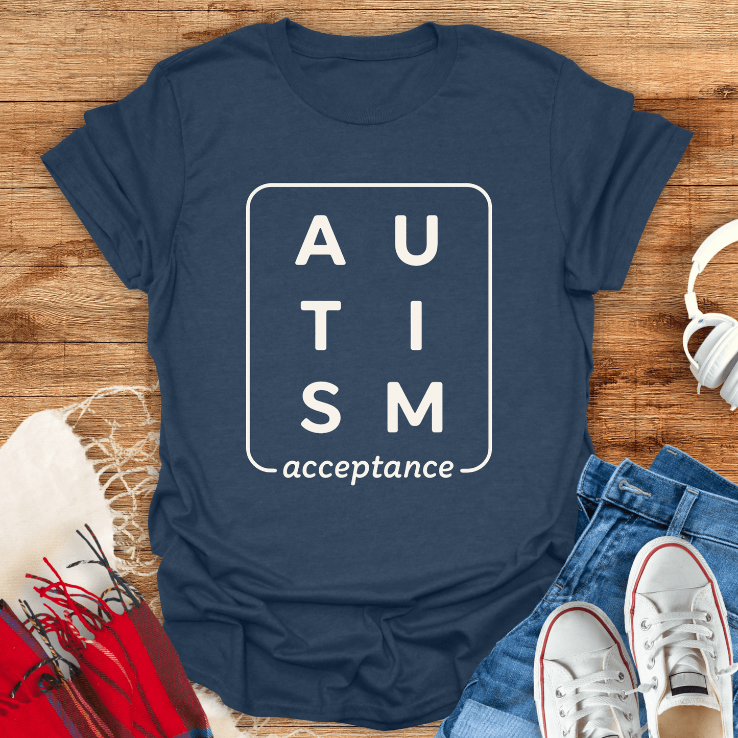 Autism Acceptance Boxed T-Shirt
