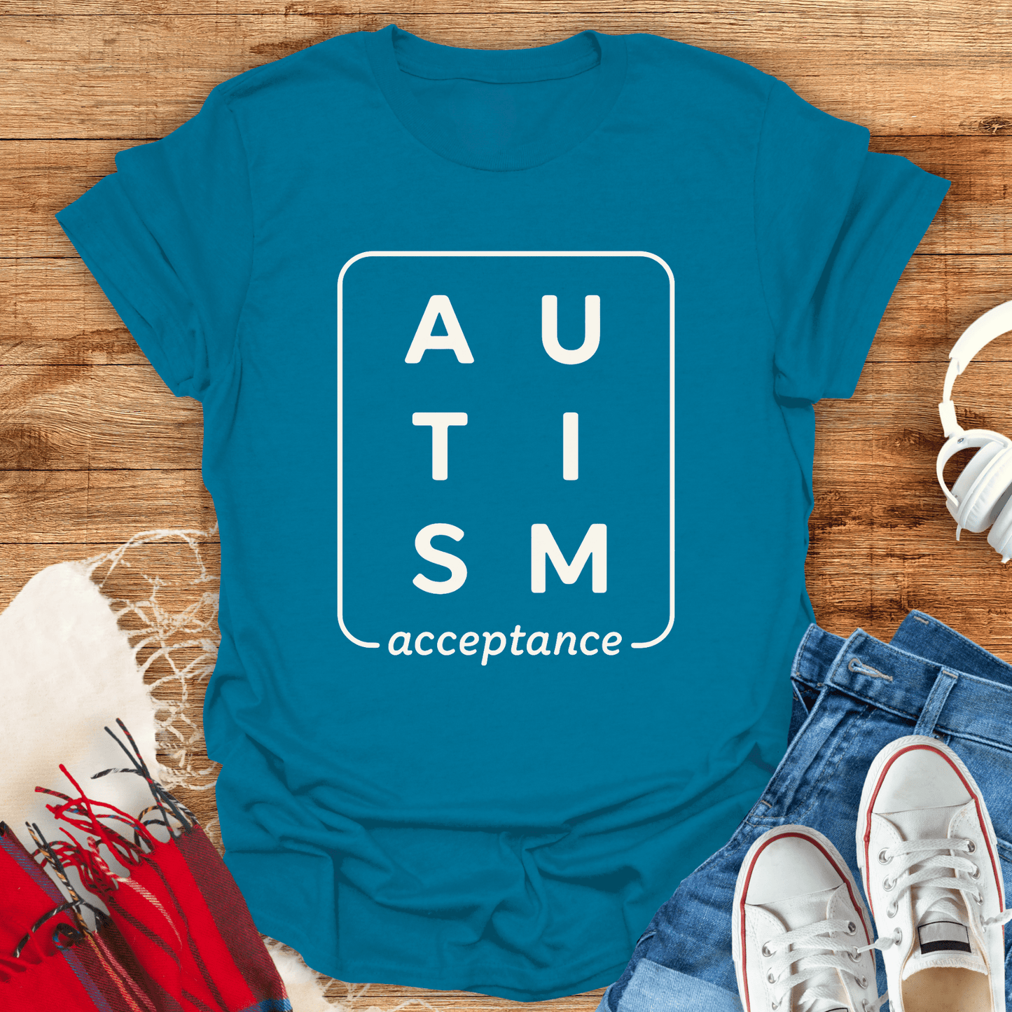 Autism Acceptance Boxed T-Shirt