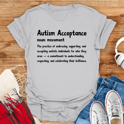 Autism Acceptance Definition T-Shirt