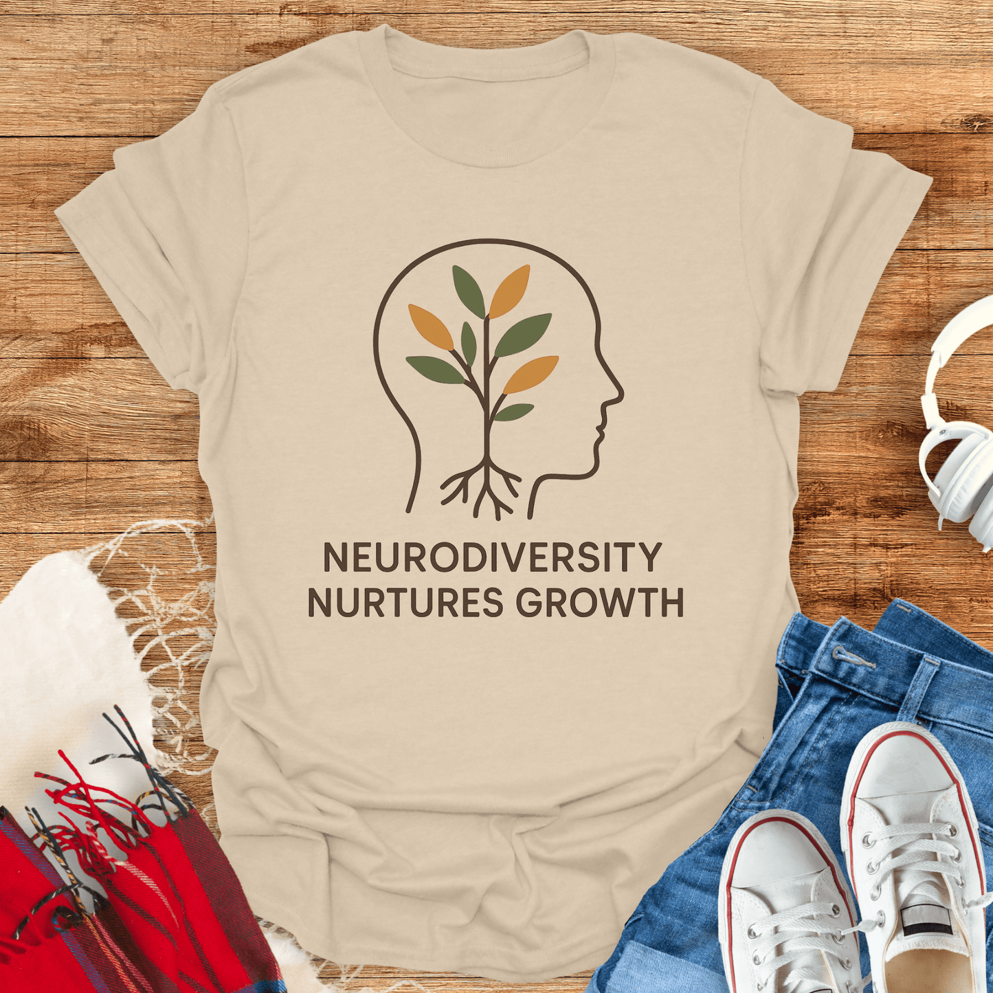 Neurodiversity Nurtures Growth T-Shirt