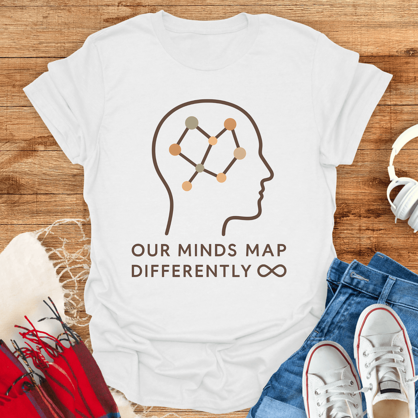 Every Mind Maps Differently T-Shirt