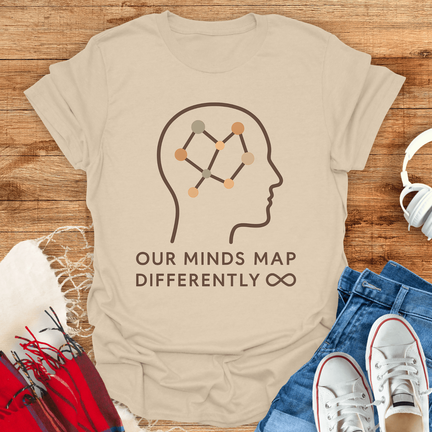 Every Mind Maps Differently T-Shirt