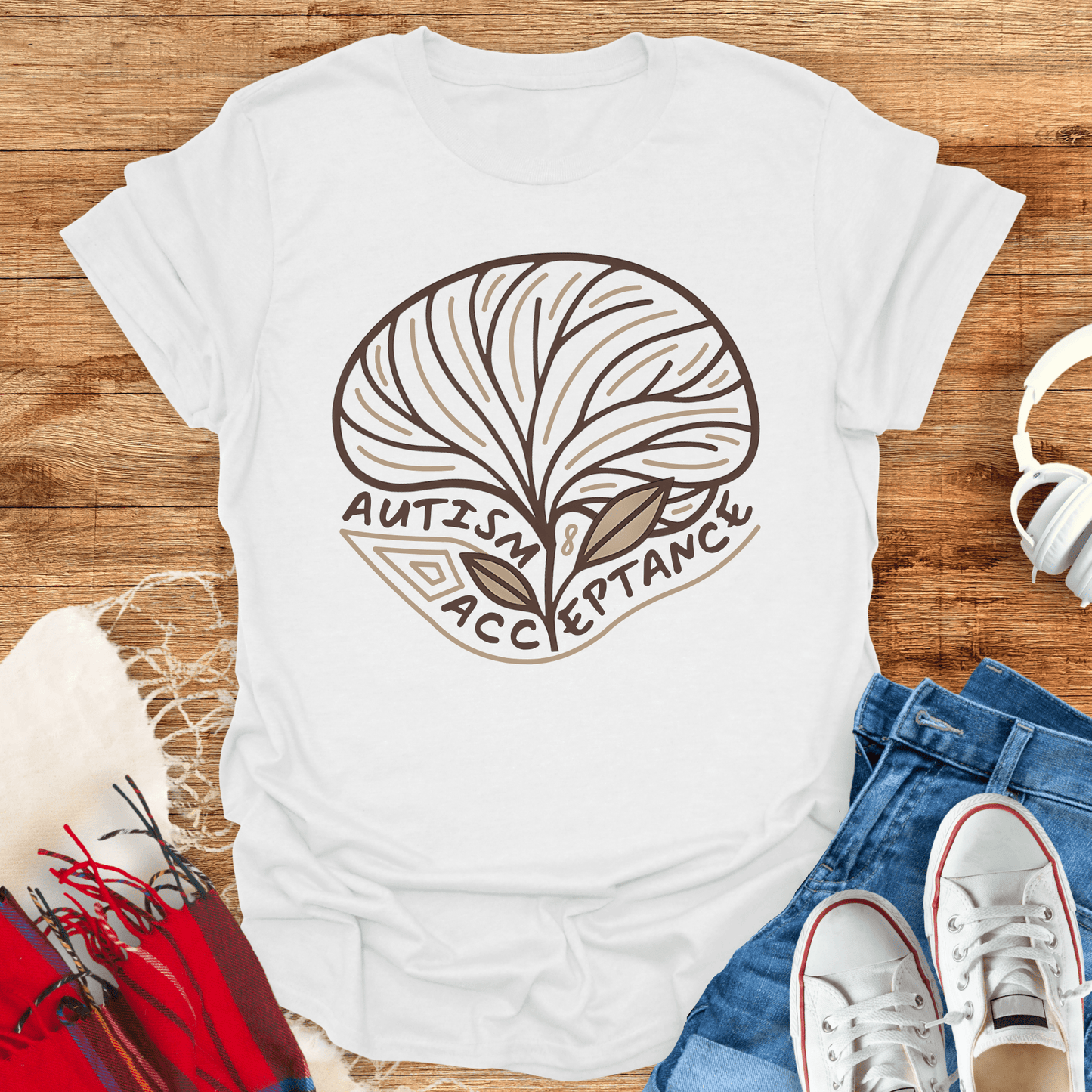 Autism Acceptance Plant T-Shirt