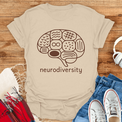 Neurodiversity Brain T-Shirt