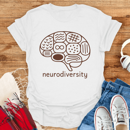 Neurodiversity Brain T-Shirt