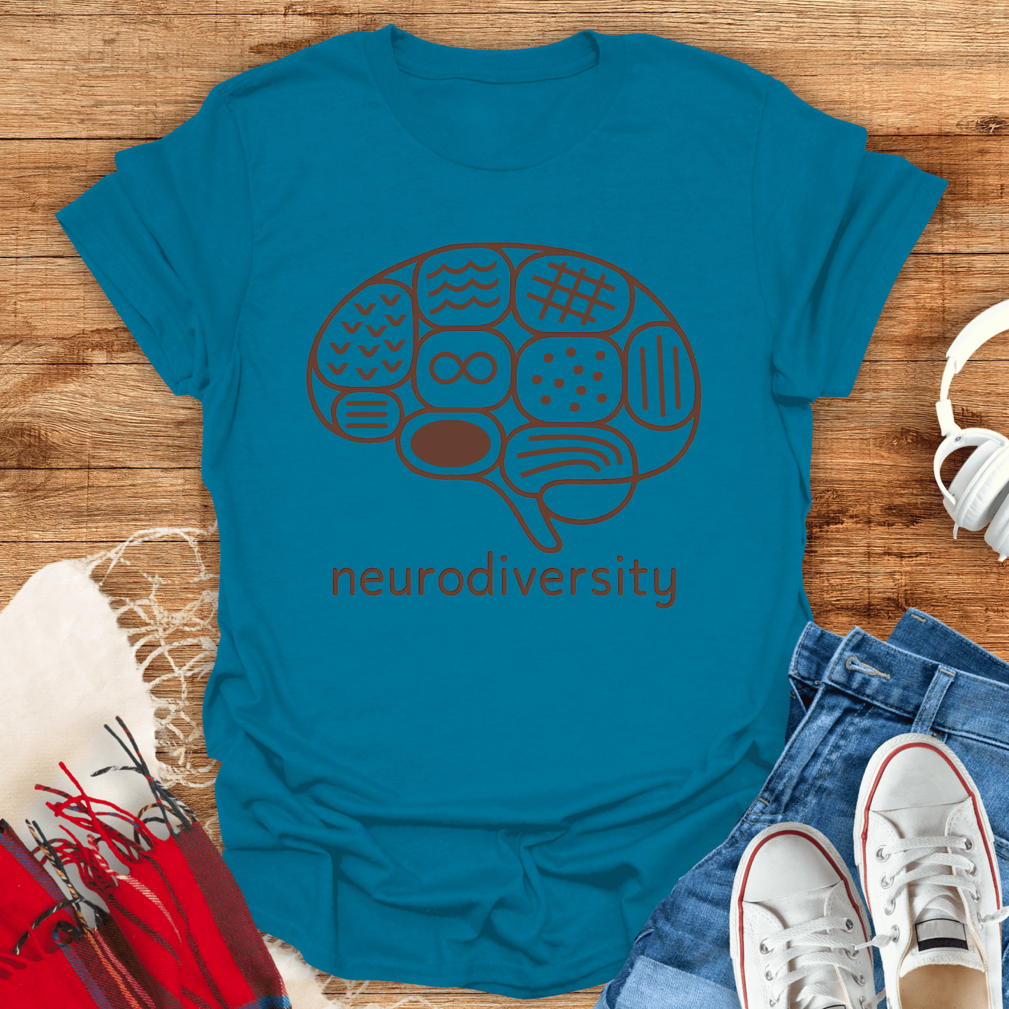 Neurodiversity Brain T-Shirt