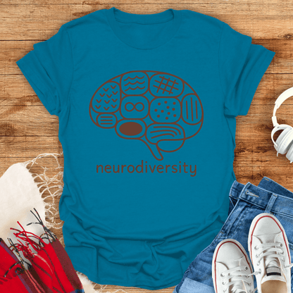 Neurodiversity Brain T-Shirt