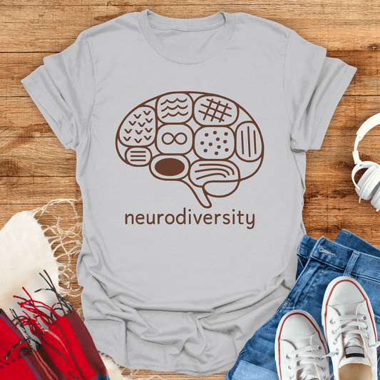 Neurodiversity Brain T-Shirt