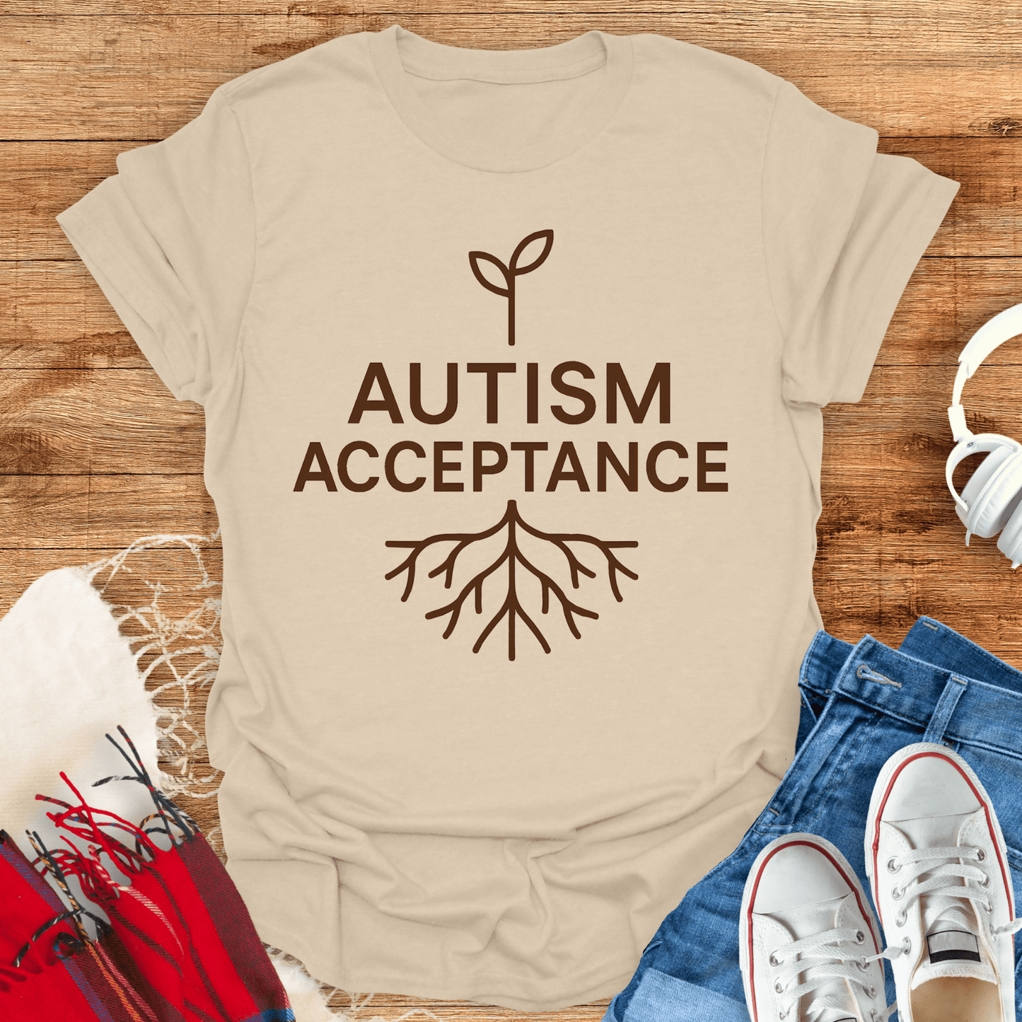 Autism Acceptance Roots T-Shirt