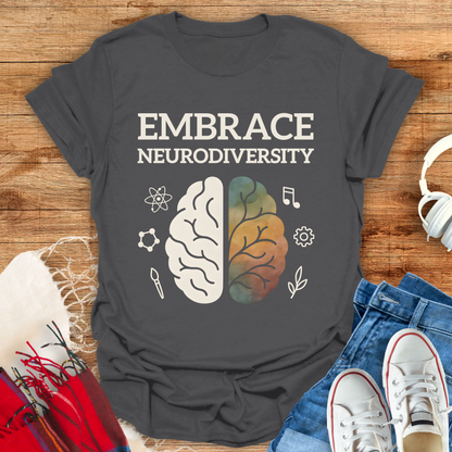 Embrace Neurodiversity Symbols T-Shirt