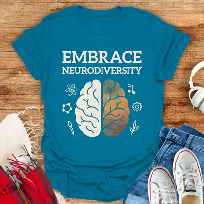 Embrace Neurodiversity Symbols T-Shirt