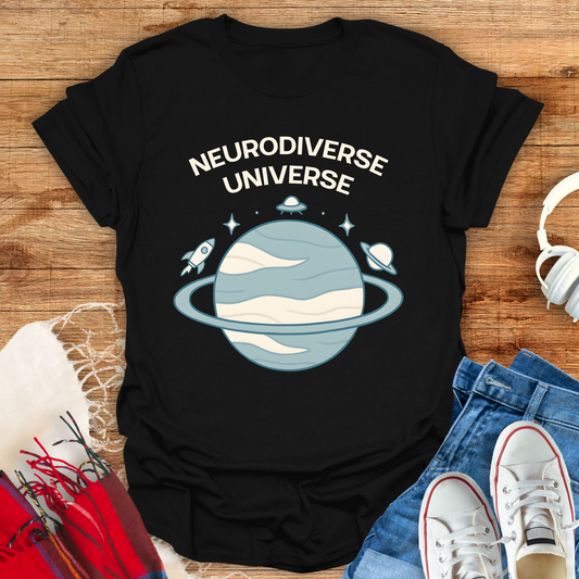 Neurodiverse Universe Planet T-Shirt