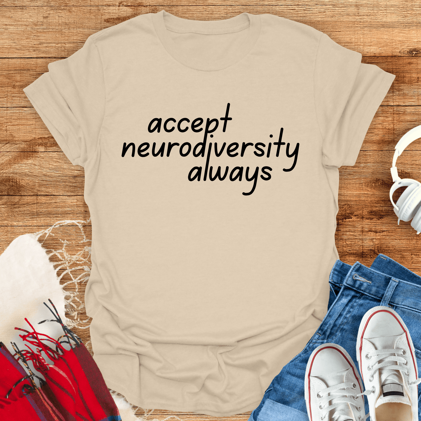 Accept Neurodiversity Always T-Shirt