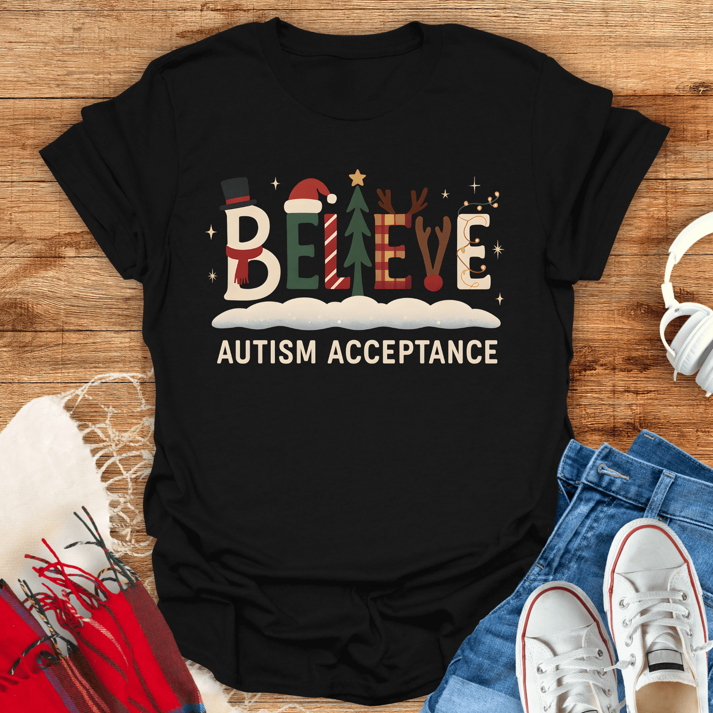 Believe Autism Acceptance T-Shirt