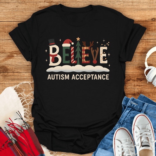 Believe Autism Acceptance T-Shirt