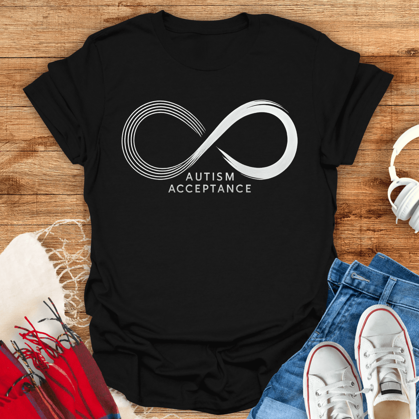 Autism Acceptance Gradient Infinity T-Shirt