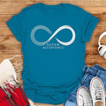 Autism Acceptance Gradient Infinity T-Shirt
