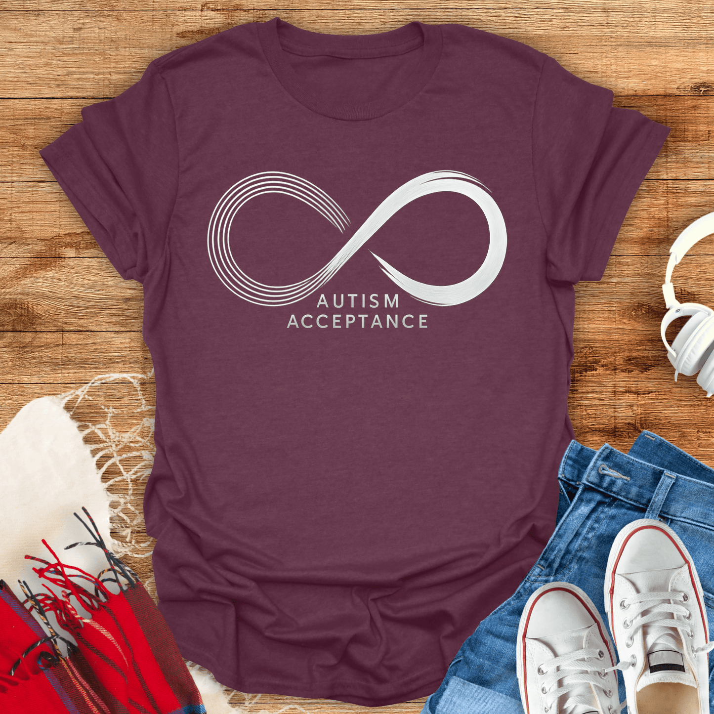 Autism Acceptance Gradient Infinity T-Shirt
