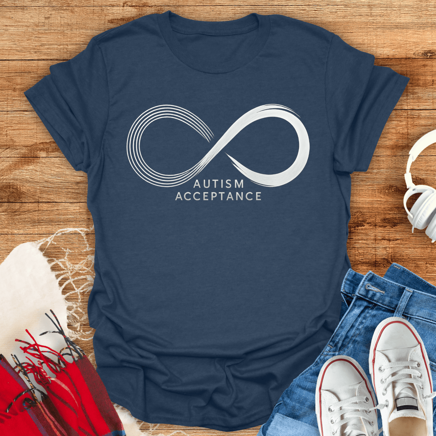 Autism Acceptance Gradient Infinity T-Shirt