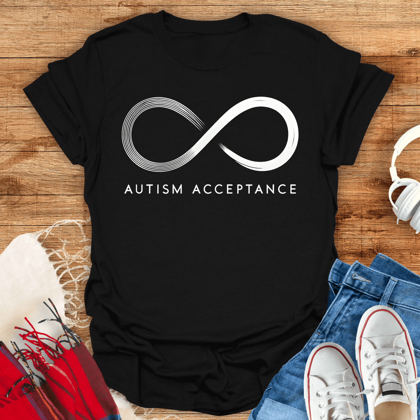 Gradient Infinity Autism Acceptance T-Shirt