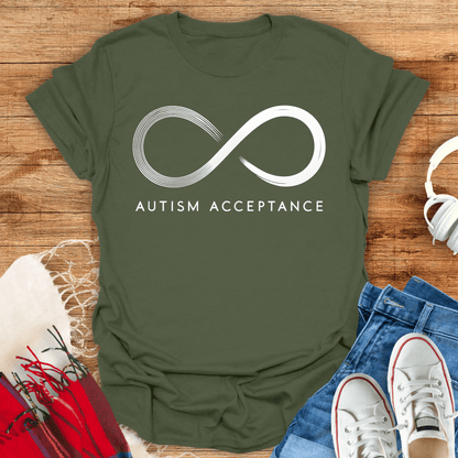 Gradient Infinity Autism Acceptance T-Shirt