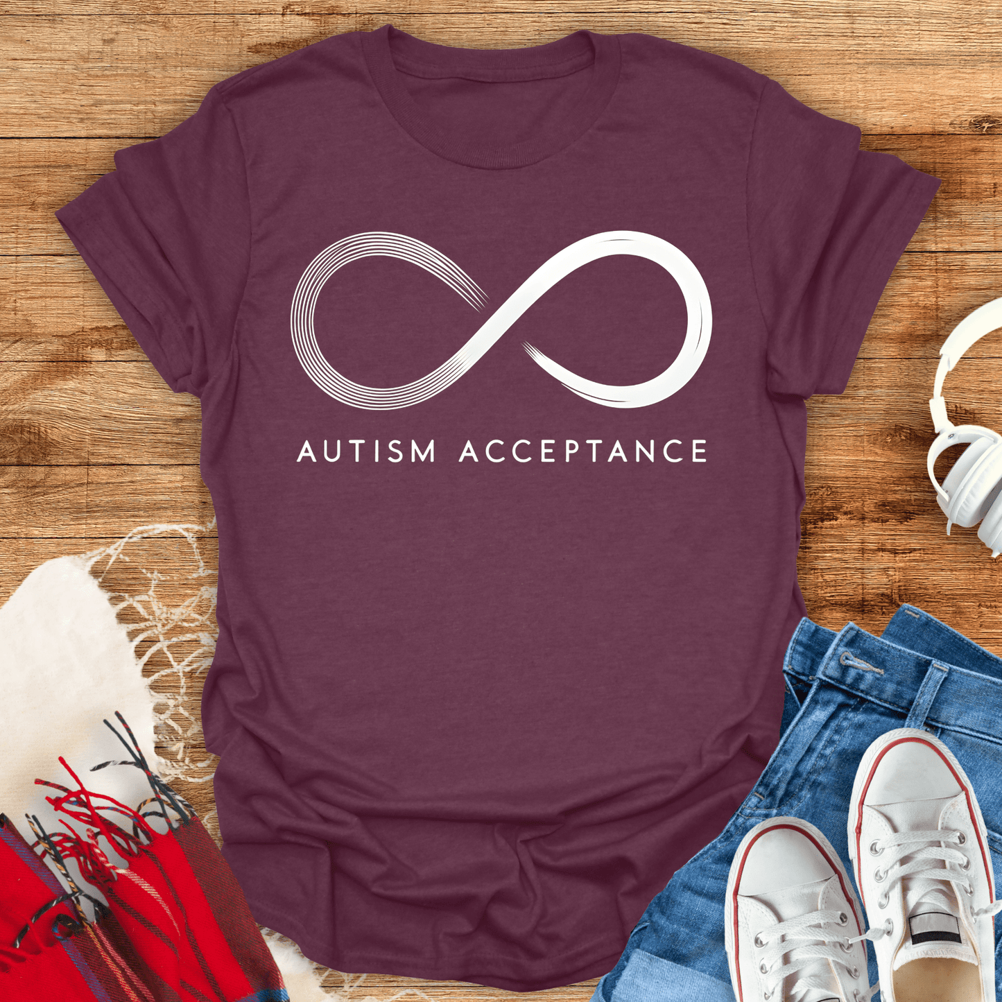 Gradient Infinity Autism Acceptance T-Shirt