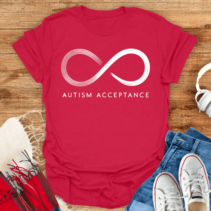 Gradient Infinity Autism Acceptance T-Shirt