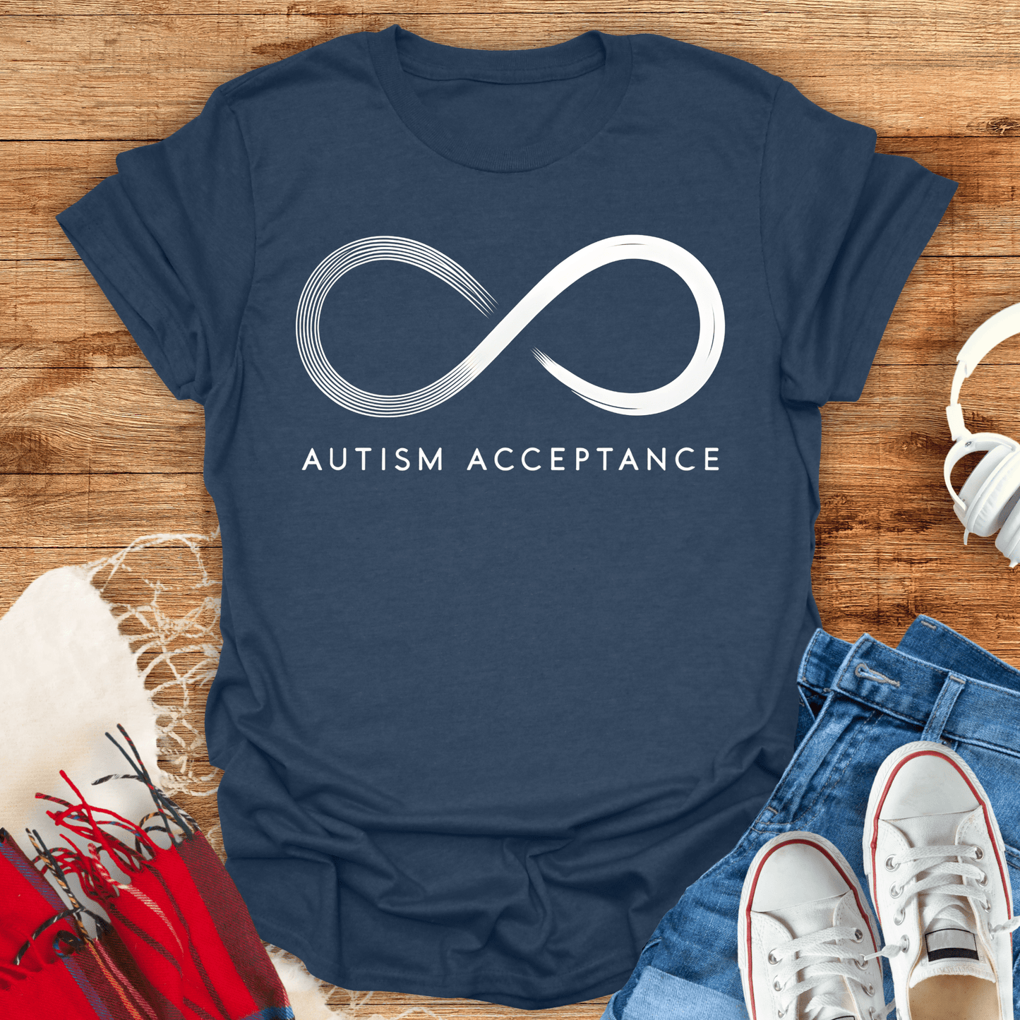 Gradient Infinity Autism Acceptance T-Shirt