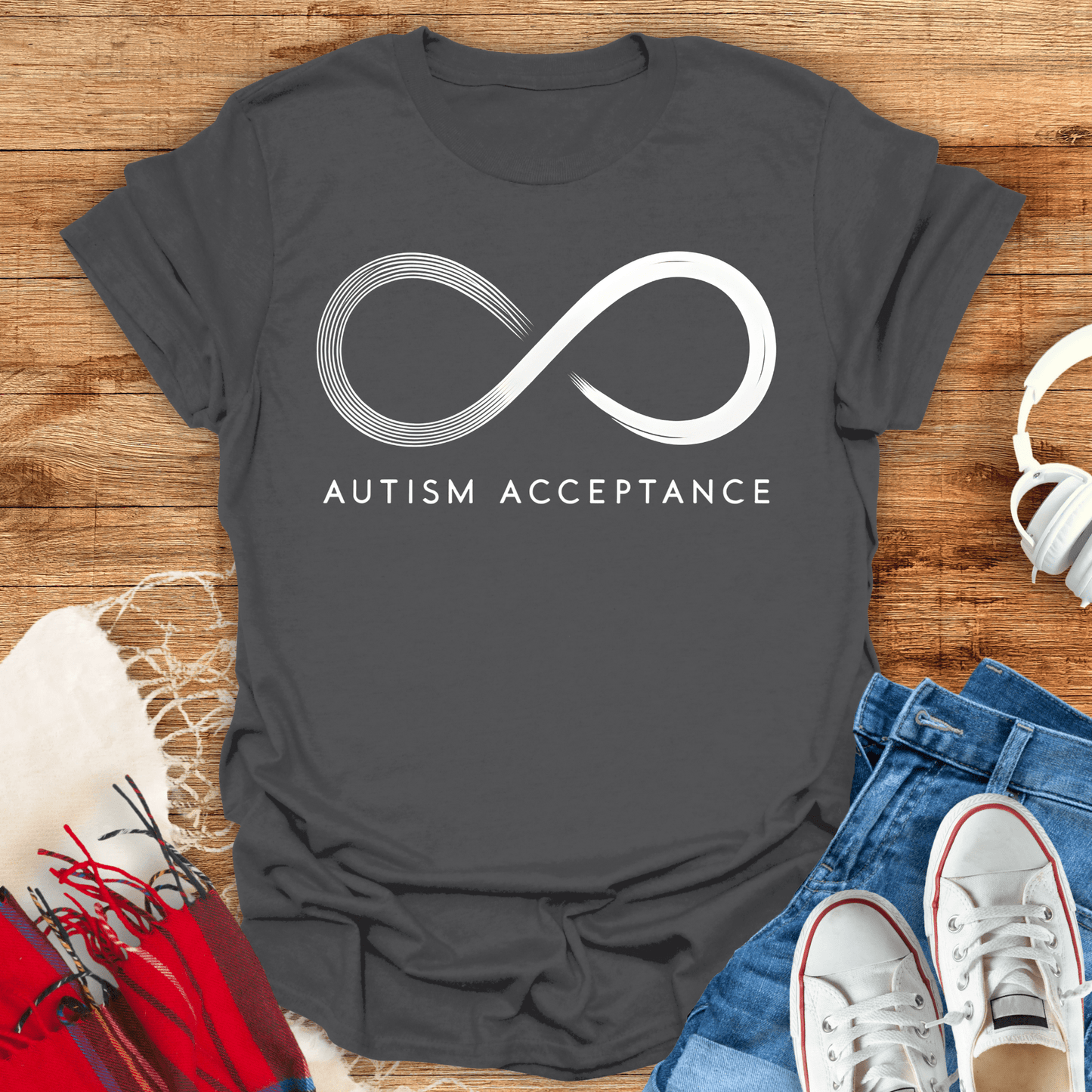 Gradient Infinity Autism Acceptance T-Shirt