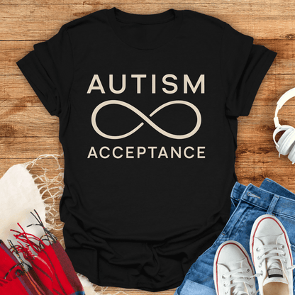 Autism Acceptance Infinity Symbol T-Shirt