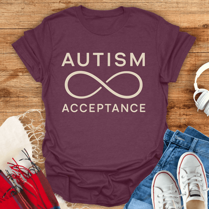 Autism Acceptance Infinity Symbol T-Shirt