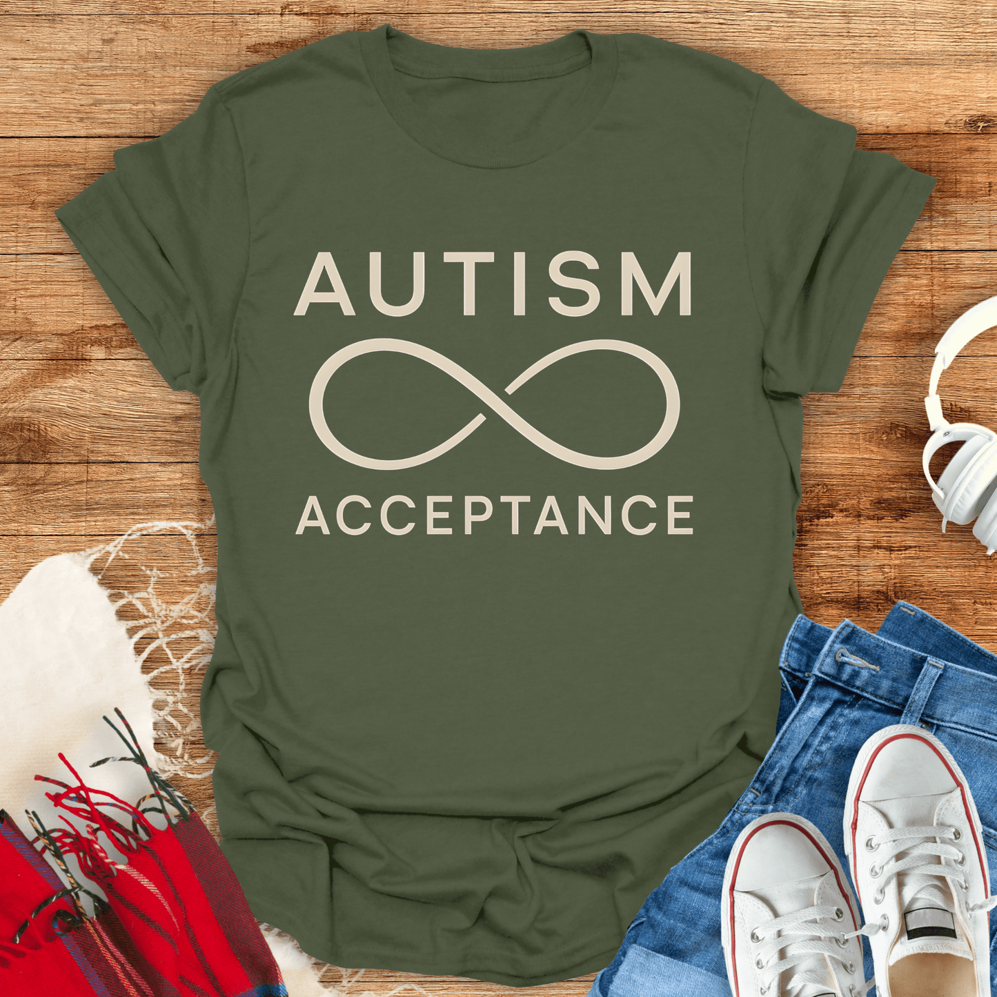 Autism Acceptance Infinity Symbol T-Shirt
