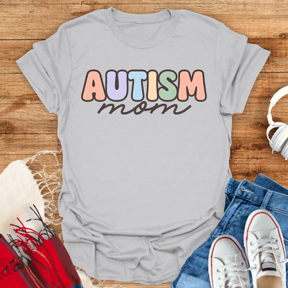 Colorful Autism Mom T-Shirt