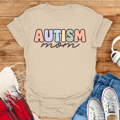 Colorful Autism Mom T-Shirt