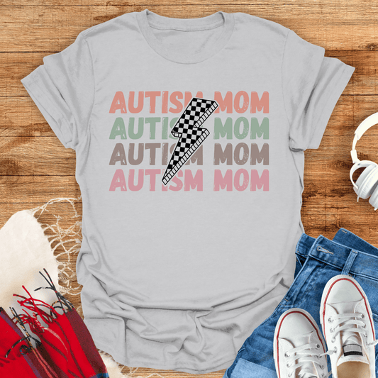 Autism Mom Lightning T-Shirt