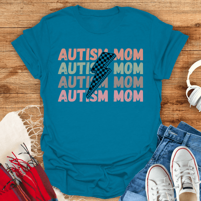 Autism Mom Lightning T-Shirt