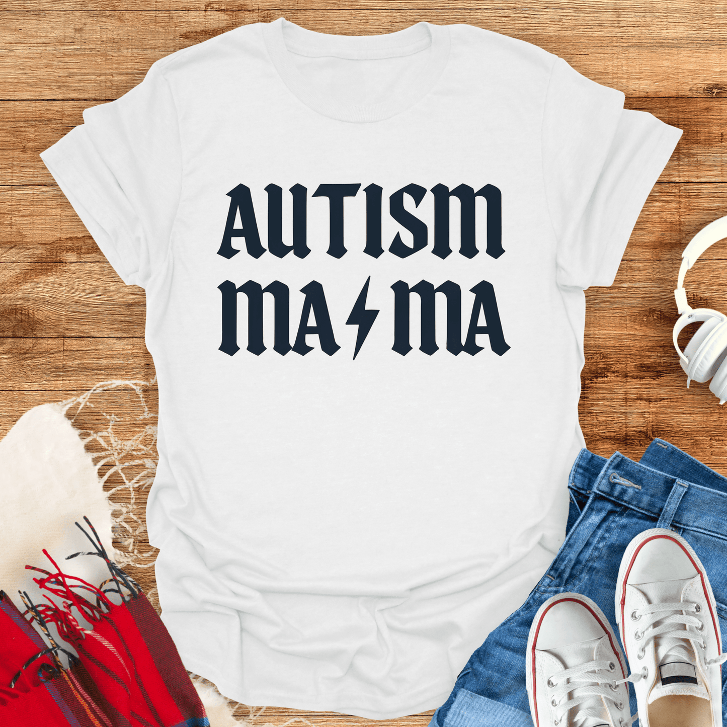 Autism Mama Lightning T-Shirt