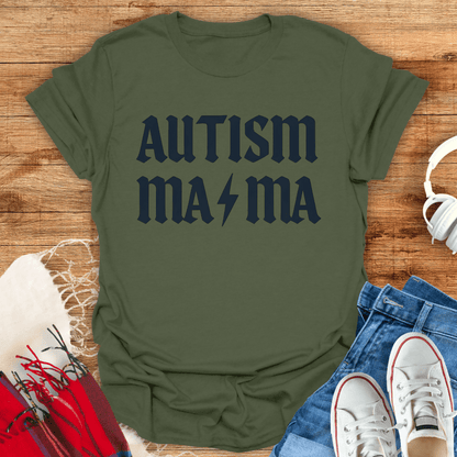 Autism Mama Lightning T-Shirt