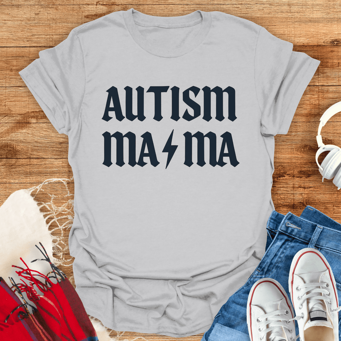 Autism Mama Lightning T-Shirt