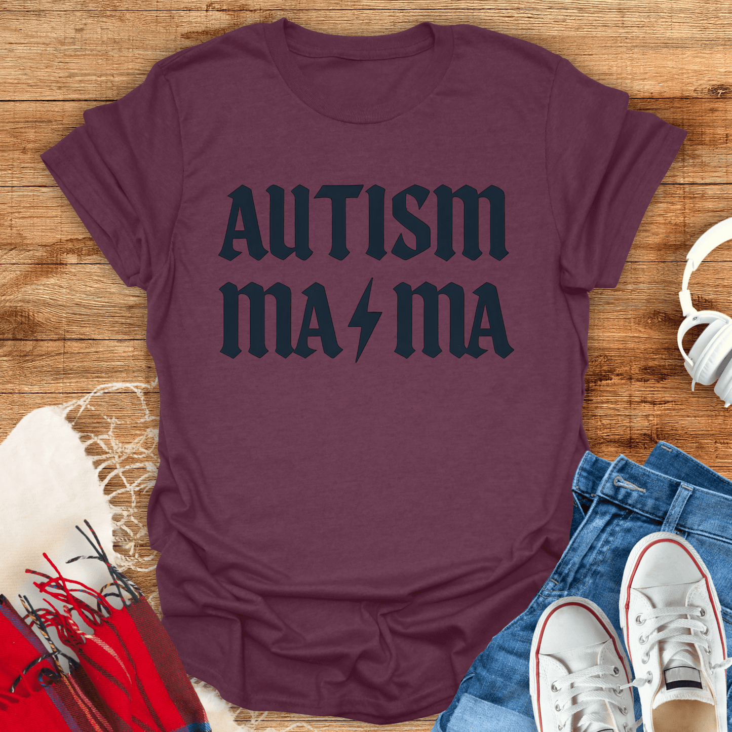 Autism Mama Lightning T-Shirt
