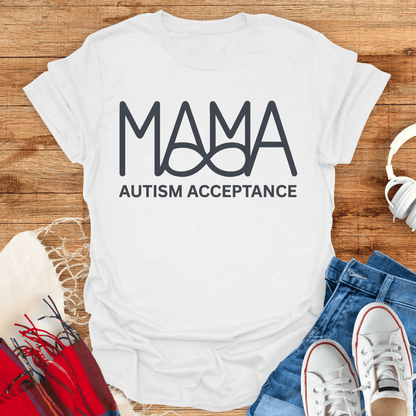 Mama Autism Acceptance T-Shirt