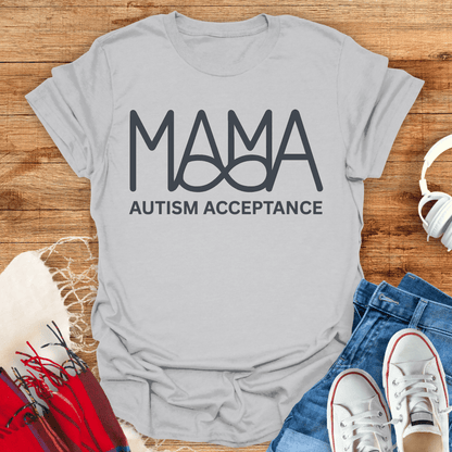 Mama Autism Acceptance T-Shirt