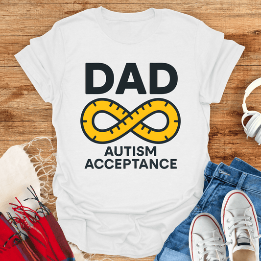 Dad Autism Acceptance T-Shirt