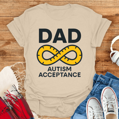 Dad Autism Acceptance T-Shirt