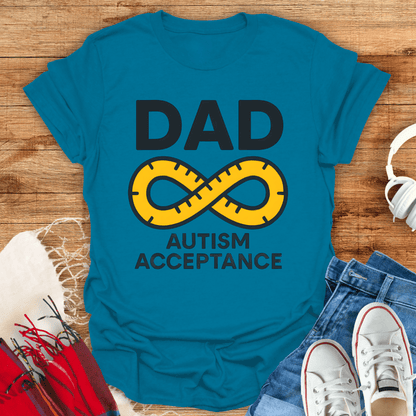 Dad Autism Acceptance T-Shirt