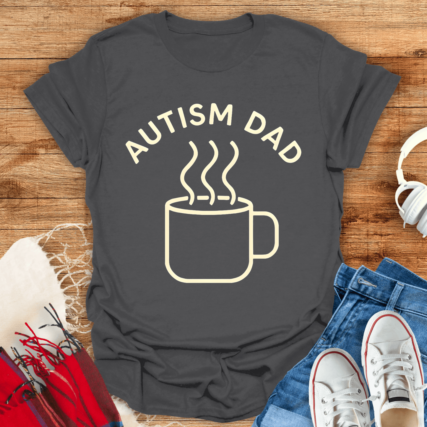 Autism Dad Coffee T-Shirt