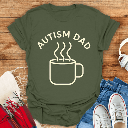 Autism Dad Coffee T-Shirt
