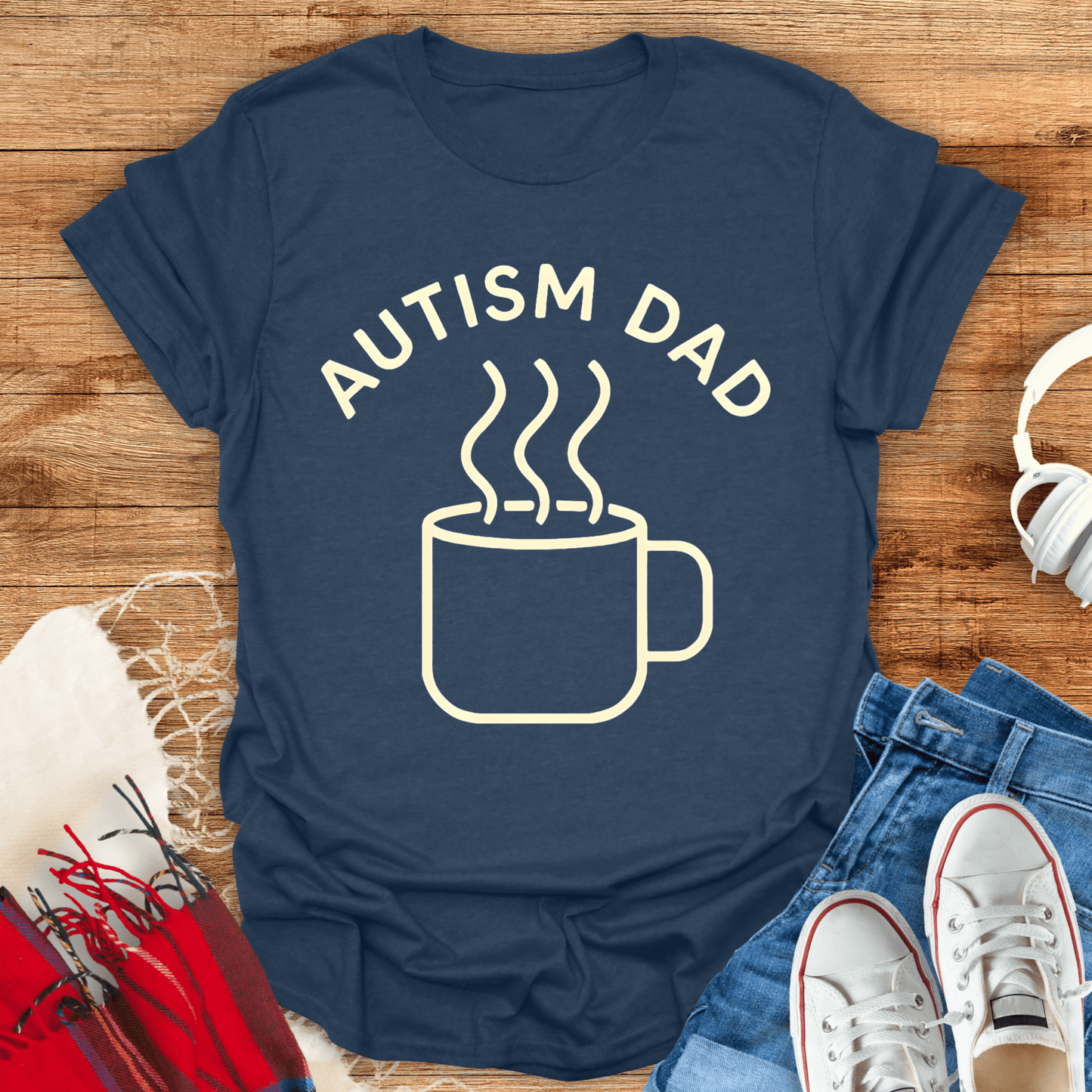 Autism Dad Coffee T-Shirt