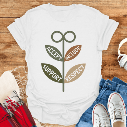 Accept, Include, Support T-Shirt